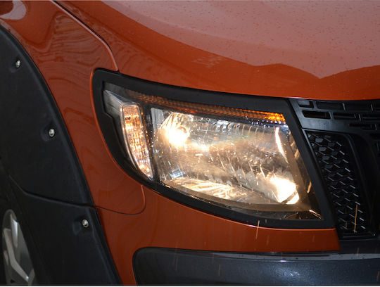 Front Headlight Masks for Volkswagen T6 for Ford Ranger Front Headlight Eyebrows in Matte Black Gr 103 Bl Ford Ranger T6 2012-2016