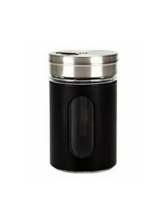 Καρβούνης Inox Tabletop Spice Jar Black