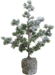 Inart Christmas Decorative Snowy Tree 60cm Green