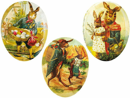 JK Home Decoration Великденско Яйце Хартия Комплект 3 Бройки (Различни Дизайни)