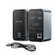BlitzWolf USB-C-Dockingstation mit HDMI/DisplayPort 4K, PD, Ethernet und Anschluss für 3 Monitore Schwarz (BW-TH14)