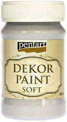 Pentart Dekor Soft Paint Цвят На Креда Гълъбово Сиво 100ml 21638
