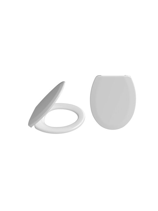 Soncera Plastic Toilet Seat White Solo 44cm