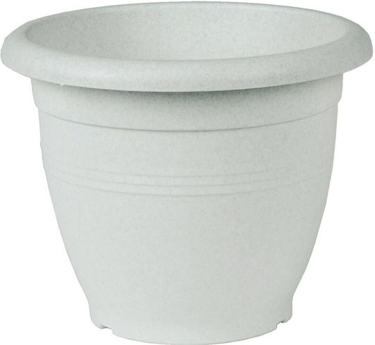 Viomes Terracotta Γλάστρα Πλαστική Μαρμαρί 40x40x32εκ.