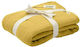 Bibs Swaddle Piqué-Swaddle-Tuch Mustard Yellow 120x120cm. 1Stück