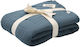 Bibs Swaddle Piqué-Swaddle-Tuch in Petrol Blau Farbe 120x120cm. 1Stück 9402260