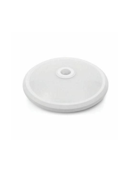 Optonica Outdoor Ceiling Flush Mount with Integrated LED in White Color 2804