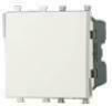 Lineme Recessed Electrical Lighting Wall Switch no Frame Basic Medium Aller Retour White 50-02432-1