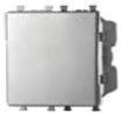 Lineme Recessed Electrical Lighting Wall Switch no Frame Basic Medium Aller Retour Silver 50-02432-10