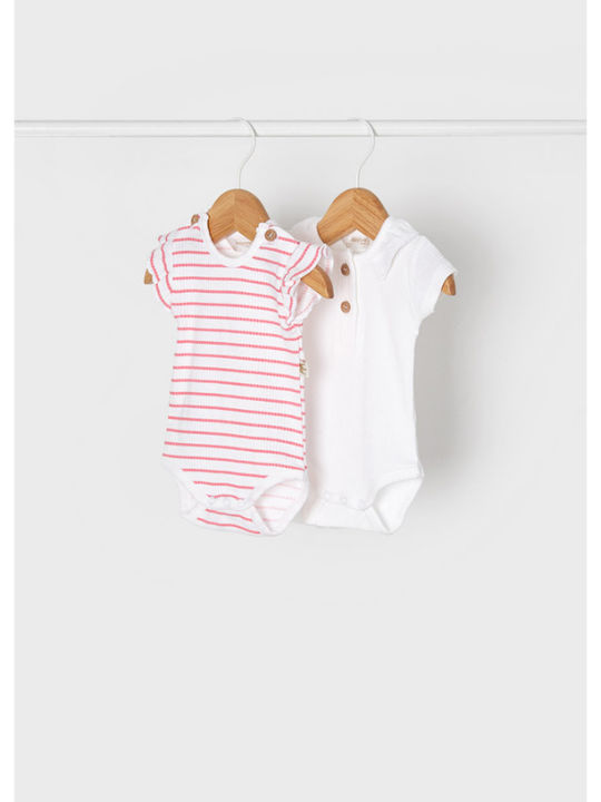 Mayoral Baby Bodysuit Set Short-Sleeved Multicolour