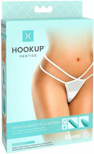 Pipedream Hook Up Panties Remote Bow-Tie G-String με Δυνατότητα Ασύρματης Λειτουργίας και Δόνηση