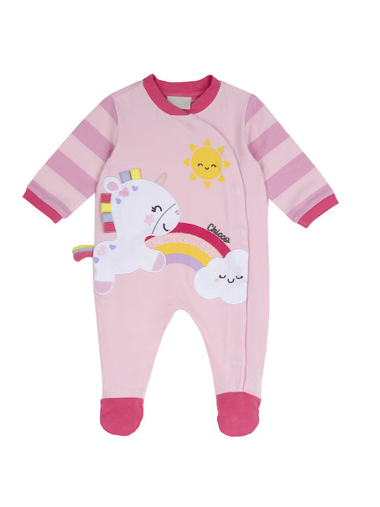 Chicco Set Baby Strampler Langärmliges Rosa