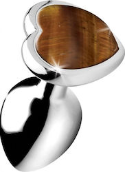 Booty Sparks Gemstones Heart Dop Anal Mici Tiger Eye