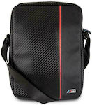 BMW Stripe Τσάντα Υφασμάτινο Black Carbon/Red (Universal 8")