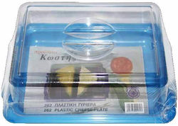 Kostis Cheese Dish Plastic Blue