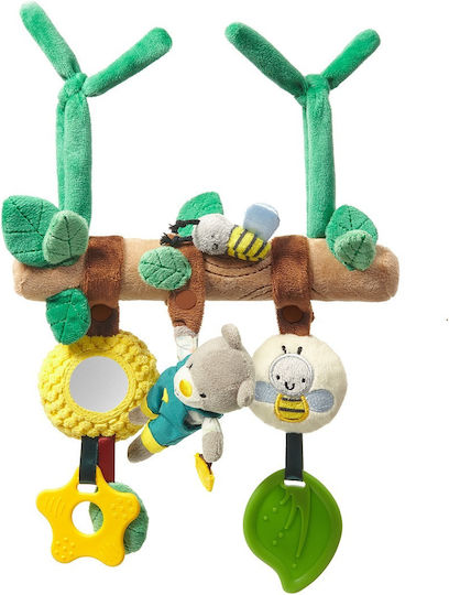 Babyono Pendant Toy for Car with Teether and Mirror Teddy Gardener for 0++ Months BN1473