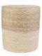 Garden Stool Rattan Beige 35x35x41cm