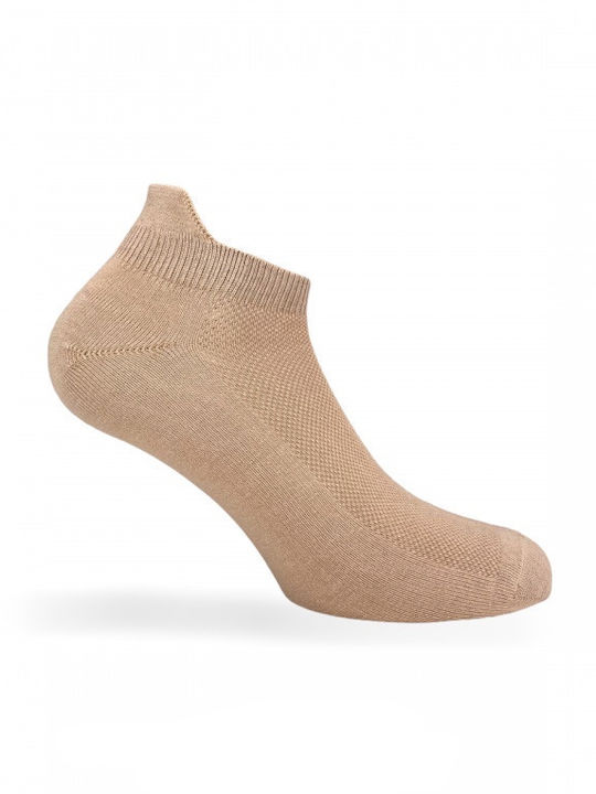 Tzelatis Solid Color Socks Beige