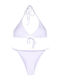 Triangle bikini set white White