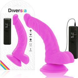 Diversia Flexible Vibrating Dildo Purple