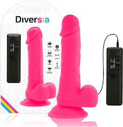 Diversia Flexible Vibrating Dildo Pink Diversia Flexible Vibrating Dildo Pink
