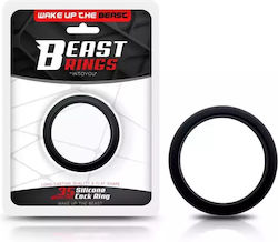 IntoYou Solid Silicone Cock Ring 3.5cm Black