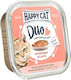 Happy Cat Minkas Duo Wet Food for Adult Cats in Cans with Turkey 100gr