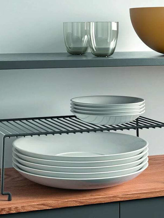 Metaltex Επιτραπέζια Βάση Brooklyn Μεταλλική 47x23x15εκ. Μαύρη