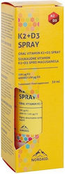 Nordaid K2 + D3 Vitamina Spray pentru Întărirea Sistemului Imunitar 30ml