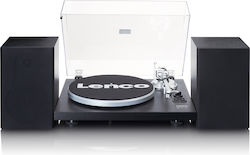 Lenco LS-500 LS-500BK Turntables with Preamp an...