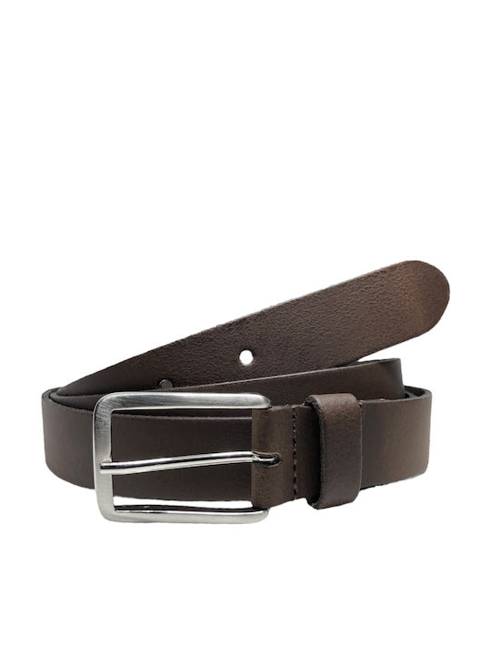 30377 Herren Gürtel Leder Braun