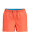 Jack & Jones Herren Badebekleidung Shorts Hot Coral