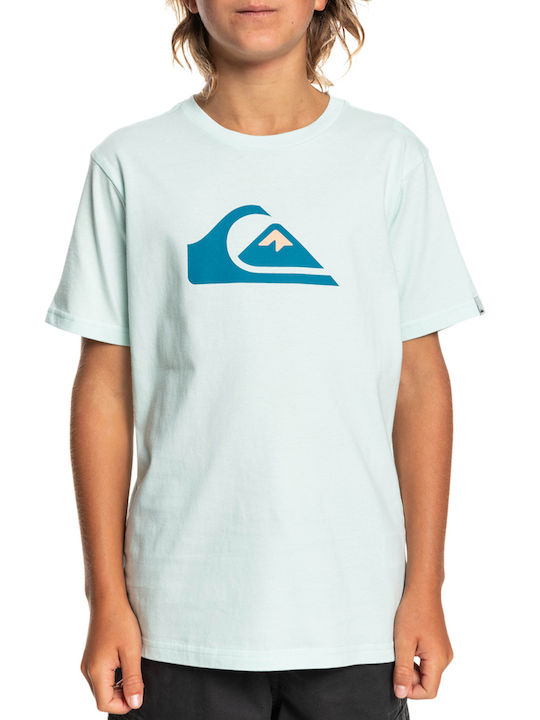 Quiksilver Παιδικό T-shirt Γαλάζιο Comp Logo
