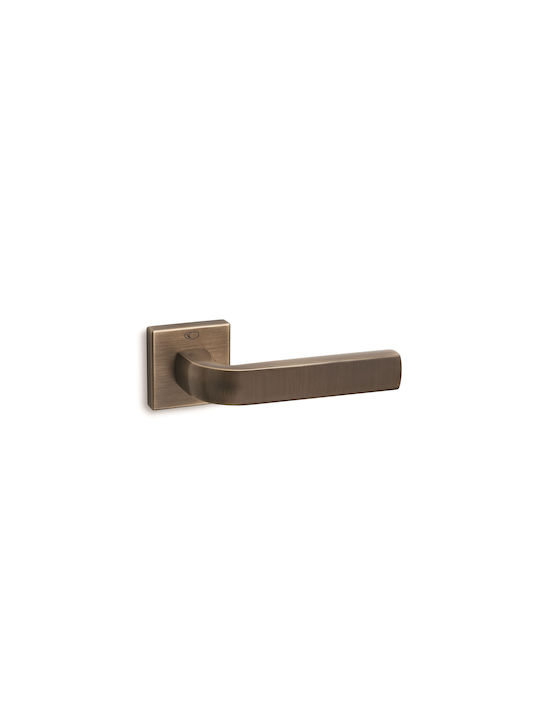 Convex Lever Front Door with Rosette Right 1115 1115ROY-R-S73S73 with Rosette Bronze