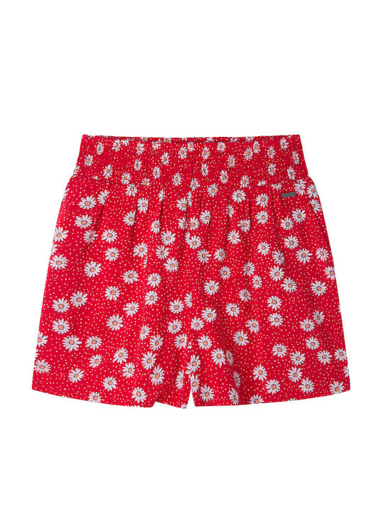 Kids' Shorts/Bermudas Fabric LAMAR Red