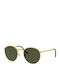 Ray Ban Unisex Sonnenbrille mit Gold Metall Gestell und Grün Linse RB3637 9196/31