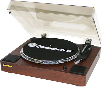 Roadstar TT-260SPK Turntables with Preamp and Built-in Speakers Brown