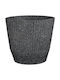 Supergreens Terazzo Übertopf Kunststoff Schwarz 37x37x33.5εκ.