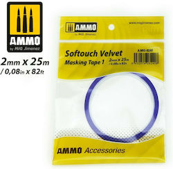 SOFTOUCH VELVET MASKING TAPE 1 (2mm X 25m)