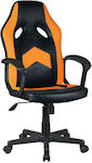 Liberta Goal Artificial Leather Gaming Chair Black / Orange