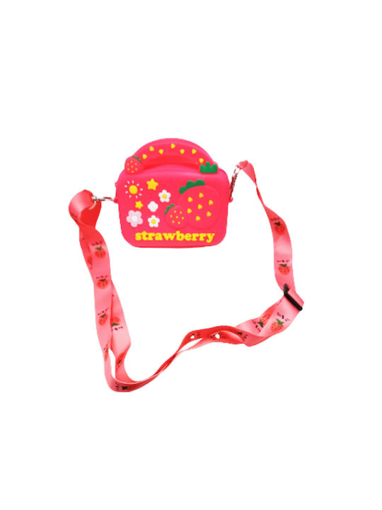 Strawberry Παιδική Τσάντα Ώμου Κόκκινη 10εκ.