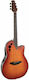 Ovation Semi-Akustik Gitarre Applause Elite Ausschnitt Orange