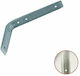 Ergo Heavy-Duty Metallic Corner Shelf Silver 250x200mm 580103.0011
