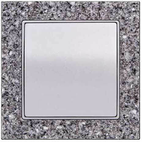 Mutlusan Elitra Plus Corian Διακόπτης Μπουτόν σε Γκρι Χρώμα 10900