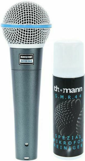 Shure Beta 58A Δυναμικό Μικρόφωνο XLR Χειρός για Φωνητικά Bundle
