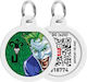 WauDog Joker Dog ID Circular Smart ID Metal 2.5...