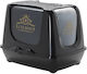 Pet Camelot Luxurious Cat Toilet Closed Black L57.4 x W44.8 x H42.7cm