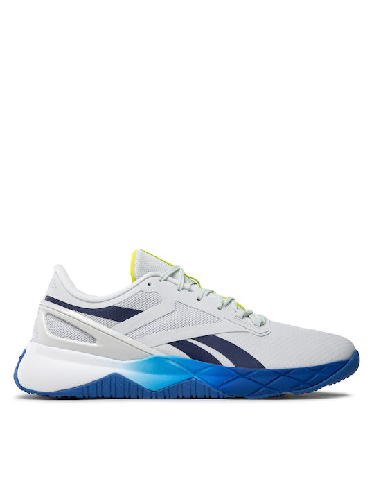 Reebok Nanoflex TR Ανδρικά Αθλητικά Παπούτσια για Προπόνηση & Γυμναστήριο Cold Grey / Vector Navy / Court Blue