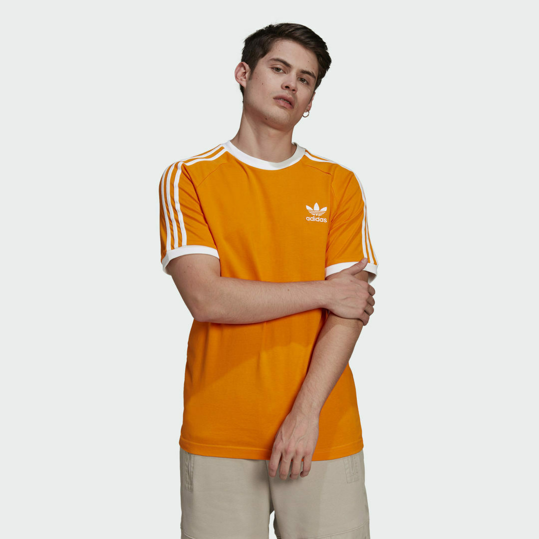 Orange addidas shirt clearance