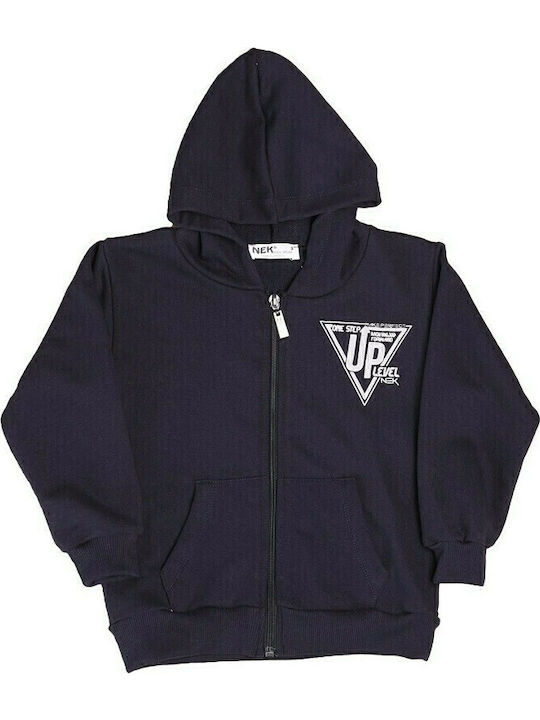 Nek Kids Wear Παιδική Ζακέτα Φούτερ Βαμβακερή μ...